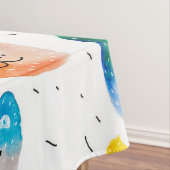 Nappe Chats et amis d'aquarelle (In Situ)