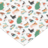 Nappe Chats et Motifs de Noël (Angle)