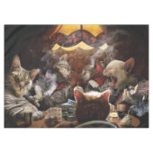 Nappe Chats jouant au poker (Devant (Horizontal))