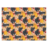 Nappe Chats noirs et citrouilles (Devant (Horizontal))