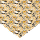 Nappe Chats noirs, fantômes et Citrouilles (Angle)