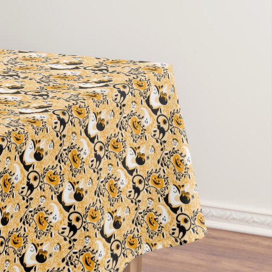 Nappe Chats noirs, fantômes et Citrouilles (In Situ)