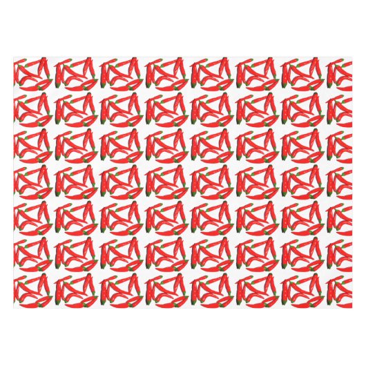 Nappe Chaud Chaud Rouge Vert Chili Yummy Peppers Pepper  (Devant (Horizontal))