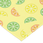 Nappe Chaux mignonne de citron d'anniversaire de tranche (Angle)