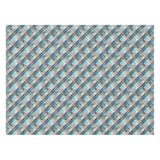 Nappe checkered, tartan, plaid, classic, blue, white (Devant (Horizontal))