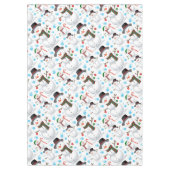 Nappe Cheerful Snowmen Christmas Tablecloth (Devant)