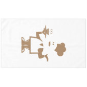 Nappe Chef tenant un bol de soupe (Devant (Horizontal))