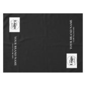 Nappe Chemin de table avec logo noir (Devant (Horizontal))