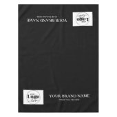 Nappe Chemin de table avec logo noir (Devant)