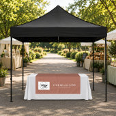 Nappe Chemin de table avec logo Terracotta