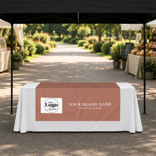 Nappe Chemin de table avec logo Terracotta