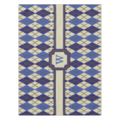 Nappe Chemise de table Argyle Scone Bleu (Devant)