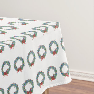 Nappe Chemises de Noël rouges Serres de Jar Ginger Bleue