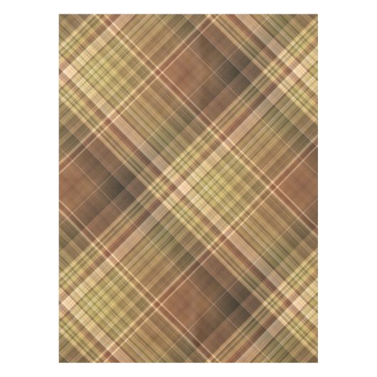 Nappe Chêne rustique Brown et plat d'olive (Devant)