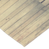 Nappe Chêne Rustique Créez Votre Propre Monogramme Nom D (Angle)