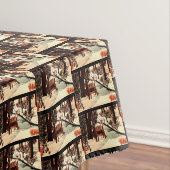 Nappe CHÈQUE DANS LE tissu de table FOREST (In Situ)