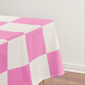 Nappe Chèque rose, Motif en damier, À damiers (In Situ)