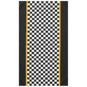 Nappe Chèque Sport Noir Et Blanc (Devant)