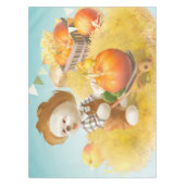 Nappe Cher fermier chien avec Citrouille (Devant)