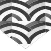 Nappe chervrons noir/blanc design (Angle)