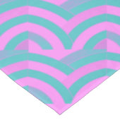 Nappe chervrons rose/vert design (Angle)