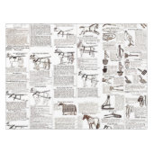 Nappe Cheval Antique Publicité Journal Art (Devant (Horizontal))