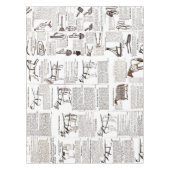 Nappe Cheval Antique Publicité Journal Art (Devant)