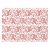 Nappe Cheval de Dala suédois Rouge et blanc (Devant (Horizontal))