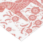 Nappe Cheval de Dala suédois Rouge et blanc (Angle)