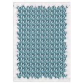 Nappe Cheval de mer et flocons de neige de Noël côtier # (Devant)