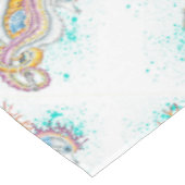 Nappe Cheval de mer Orange Magenta Splash Ink (Angle)