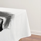 Nappe Cheval sauvage noir droit - Ajouter votre texte / (In Situ)