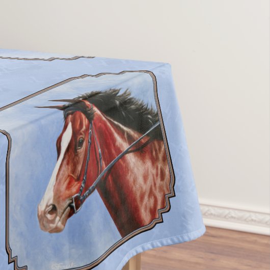 Nappe Cheval Thoroughbred Hippocampe bleu (In Situ)