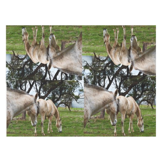 Nappe Chevaux boueux blancs, (Devant (Horizontal))