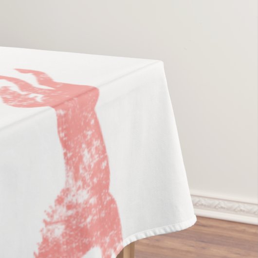 Nappe Chevaux équestres classiques roses (In Situ)