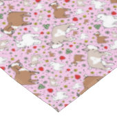 Nappe Chèvres en rose (Angle)