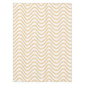 Nappe Chevron Motif Jaune Et Crème Zigzag (Devant)
