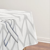Nappe Chevrons blancs Knit Ribbon Sensibilisation Imprim (In Situ)