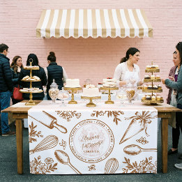 Nappe Chic Baking Utensils Bakery Logo Market Booth Sign