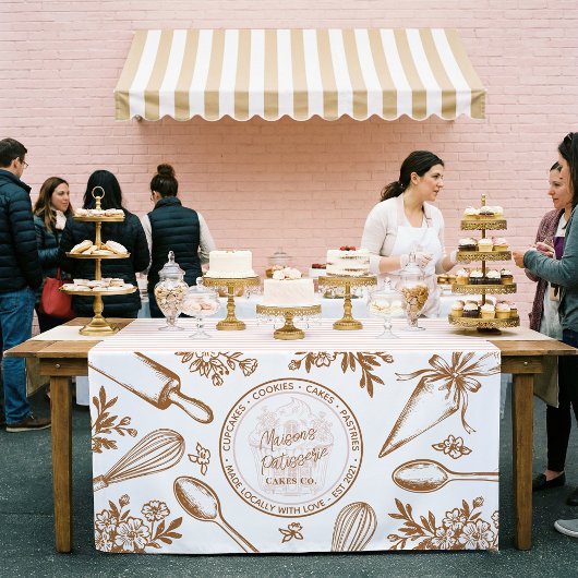 Nappe Chic Baking Utensils Bakery Logo Market Booth Sign