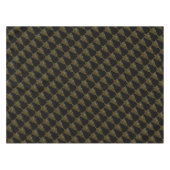 Nappe Chic brillant d'or de noir d'étoile d'arbre de (Devant (Horizontal))