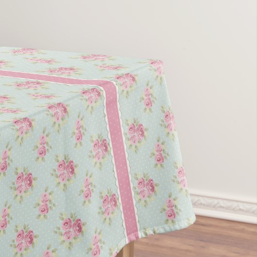 Nappe Chic Chic Chic Rose Pois Ferme (In Situ)