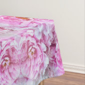 Nappe Chic Chic Pink Pastel Peonies roses (In Situ)