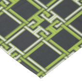Nappe Chic Citron Néon Vert Noir Motif (Angle)