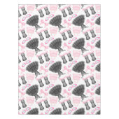 Nappe Chic élégant Fille talons hauts Motif de mode (Devant)