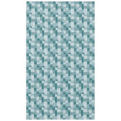 Nappe Chic ethnique Faux Patchwork Motif, Turquoise et b (Devant)