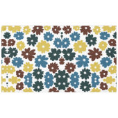 Nappe Chic Floral Moderne (Devant (Horizontal))