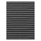 Nappe Chic noir rayé (Devant)