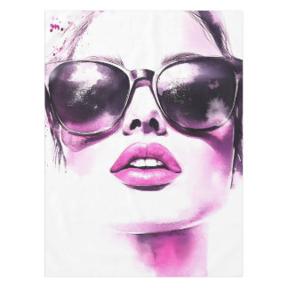 Nappe Chic Pink Watercolor Fashion Woman Sunglasses