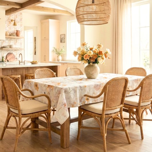 Nappe Chic Prairie Enchantée Aquarelle